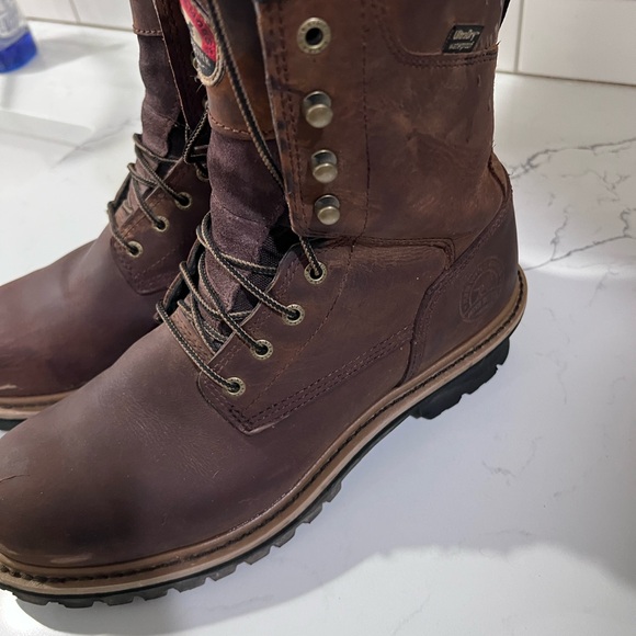 Irish Setter by Red Wings Dark Brown Leather work boots Men’s 11.5 - Picture 3 of 7